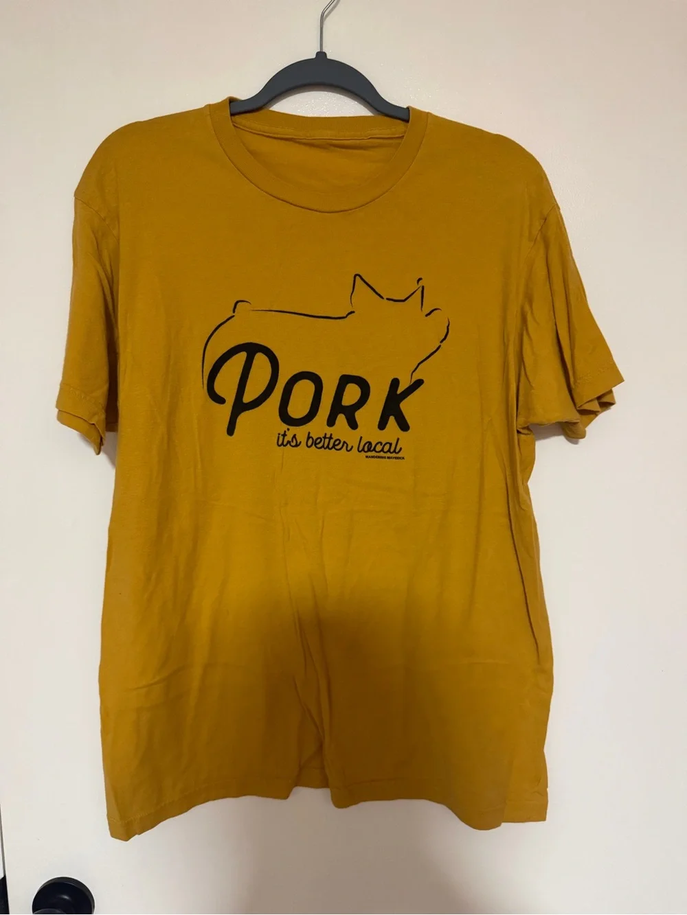 Under Armour Mustard Yellow Cat Graphic T-Shirt